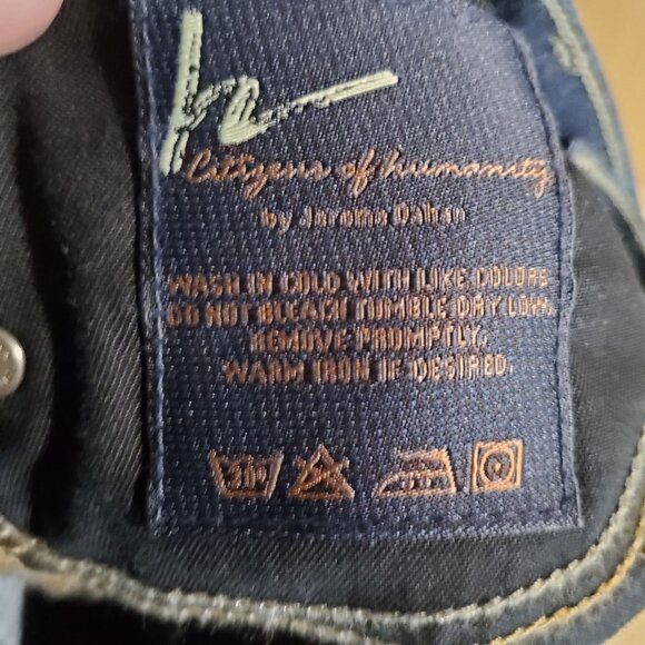 Citizens Of Humanity Jeans Womens 27 Blue Dita Petite Bootcut Stretch Denim - Picture 4 of 15